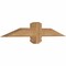 Ekena Millwork Eugene Smooth Timber Gable Bracket, Western Red Cedar, 36"W x 6"H x 3 1/2"D x 3 1/2"F, 4/12 Pitch GBW036X06X0404EUG00SWR - alternate 4